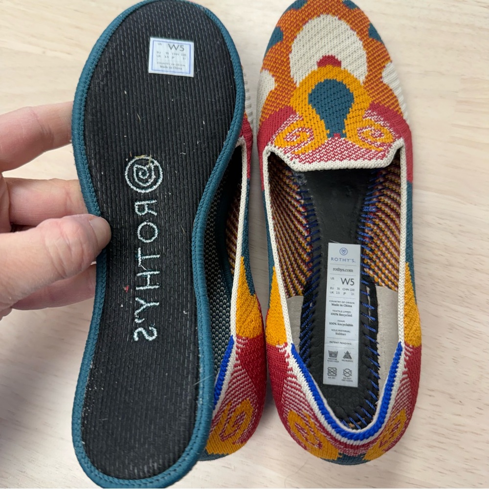 Rothy’s amber Moroccan loafers - Picture 8 of 9